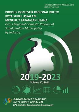 Gross Regional Domestic Product Of Subulussalam Municipality By Industry 2019-2023